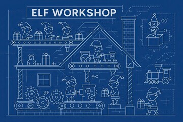 Christmas Elf Workshop Blueprint
