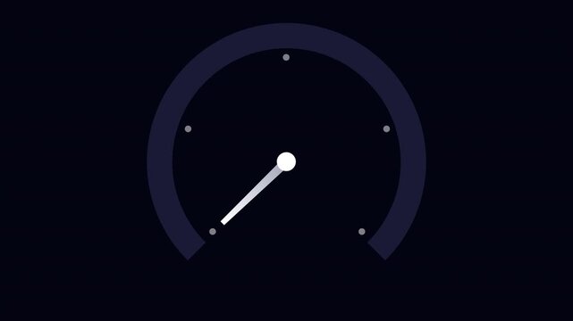 Analogue Speedometer Animation Modern