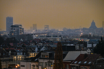 Fototapeta premium Belgique Bruxelles nuit