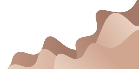 Abstract background of mocha color shapes. Soft warm cover. poster © hamba