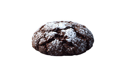 chocolate cake isolated on white