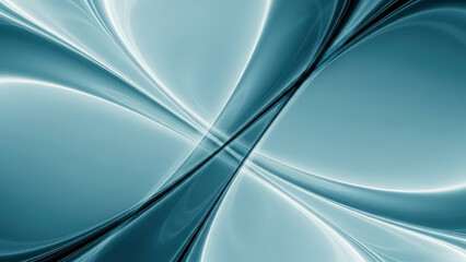 Modern Abstract Blue Background with Flowing Glowing Lines and Smooth Curves. Futuristic Design for Technology, Business, and Digital Concepts