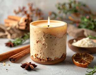 Świeca sojowa handmade