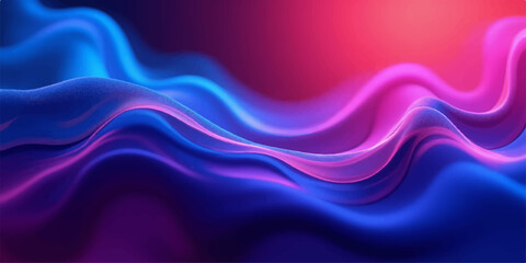 Abstract purple wave background with smooth flowing texture and soft colorful light effects