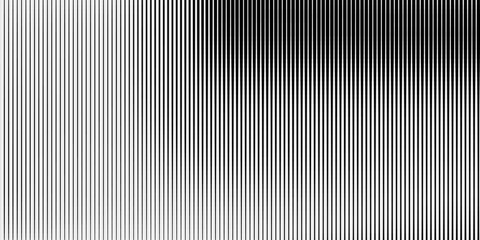 Obraz premium Halftone striped gradation layout. Subtle line pattern with gradient transition lattice. Linear backdrop for print projects and graphic presentation.