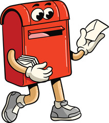 Cartoon Mailbox Illustration