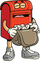 Cartoon Mailbox Illustration
