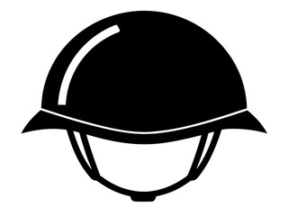 safety helmet black silhouette vector,safety helmet icon
