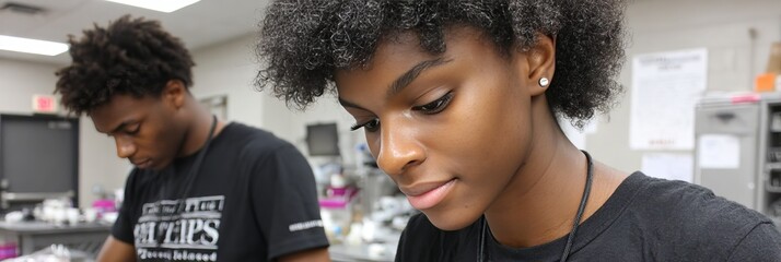 Innovative Black Students Learning Together in a Dynamic Science Laboratory, Exploring New Concepts