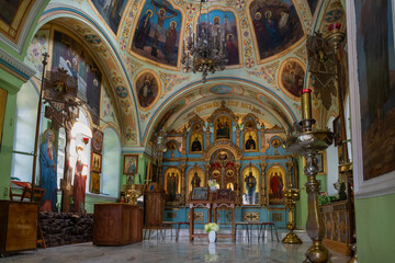 KALYAZIN, TVER region.  The interior of the Church of the Entry of the Most Holy Theotokos into the Temple