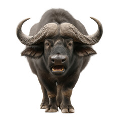 Buffalo isolated on transparent background. PNG