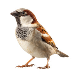 Sparow isolated on transparent background. PNG