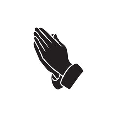 PrVector Silhouette of Prayer and Spiritualityint