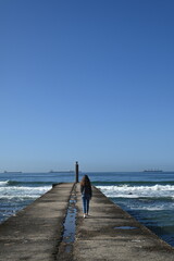 Obraz premium pier in the sea