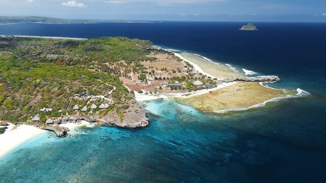 Aerial view of the Rote island, area near the West part of the Timor island, Indonesia