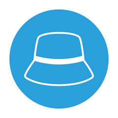 Sun Hat Vector icon which can easily modify or edit