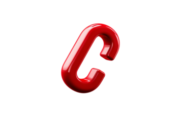 Telephone icon isolated on transparent background