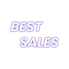 Best Sales Typography Design with Light Effects