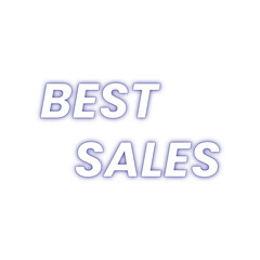 Best Sales Typography Design with Light Effects