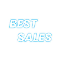 Best Sales Typography Design with Light Effects