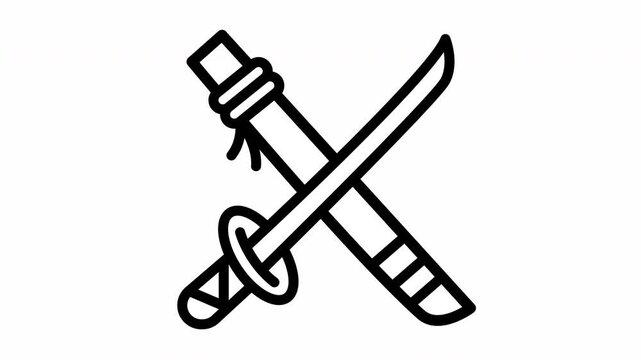 sword video animation motion icon