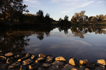 Water and Rocks in Canberra