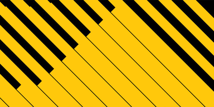 Illustration of yellow and black stripes.a symbol of dangerous and radioactive substances.The sample is widely used in industry. poster