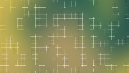 Ramadan Green Glow Grid Line Background