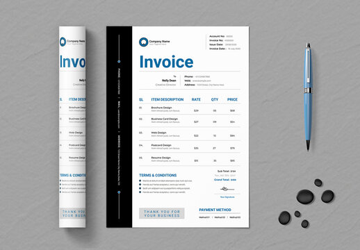 Invoice Template Layout