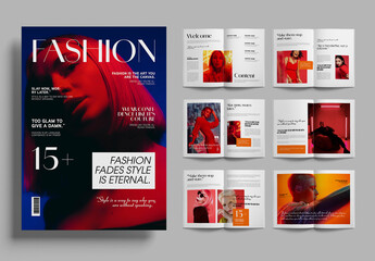 Modern Fashion Magazine Layout