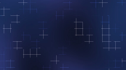 Blue Black Grid Line Abstract Background Animation