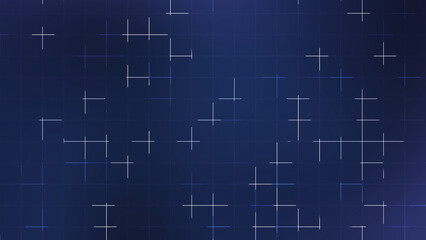 Blue Black Digital Grid Shape Background design