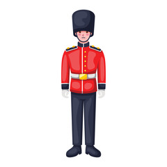 Illustration of British Royal Guard