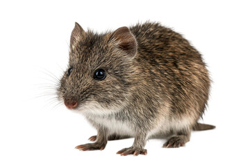 Small potoroo isolated on transparent background