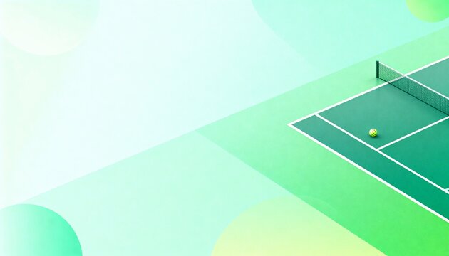 A gradient background inspired by pickleball court colors 