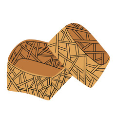 Abstract Woven Pattern Box Design