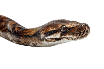 Fototapeta premium Python predator isolated on transparent background