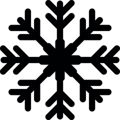 Obraz premium snowflakes on black background