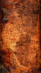 copper sheet with colorful. background or textura patterns