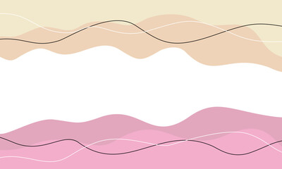 Pastel Colorful Abstract Background Liquid Style with Geometric Elements Vector