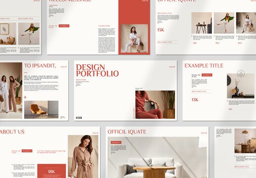 Digital Portfolio Presentation Template