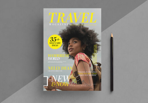 Travel Cover Design Layout