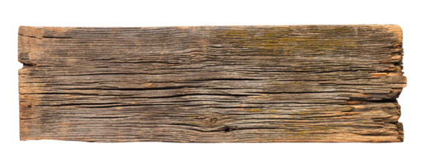 Old wooden sign board background. plank wood isolated for design art work or add text message. 