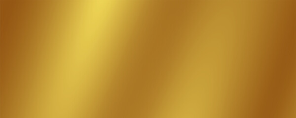 Obraz premium Shiny gold color gradient background, abstract metallic texture