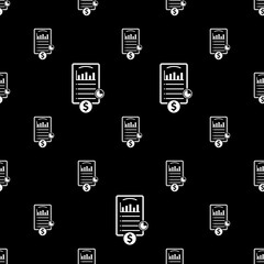 Bookkeeping Icon Seamless Pattern Y_2411001
