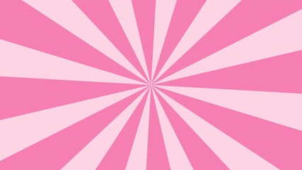 abstract pink sunburst background loop animation. motion backgrounds, transitions, or abstract looping design. Seamless rotating pink spiral animation loop. retro transitions - Powered by Adobe