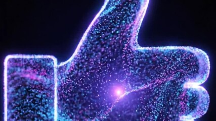 Luminescent like gesture amidst cosmic dust