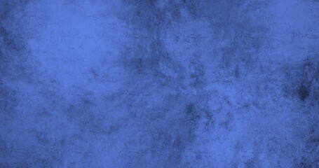 Blue textured grunge background with cracks and rough concrete effect. Aged weathered surface texture for design and template.