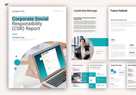 Corporate Social Responsibility (CSR) Report Template