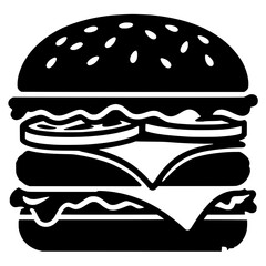 hamburger vector illustration